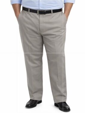 Dickies 874 Men's Work Gray Pants Durable Front Zipper Stain Release Size 44x 34